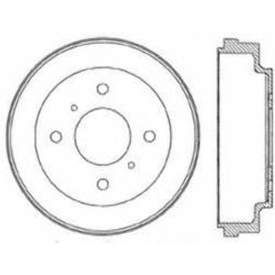 Rear Brake Drum by CENTRIC PARTS - 122.42026 pa1