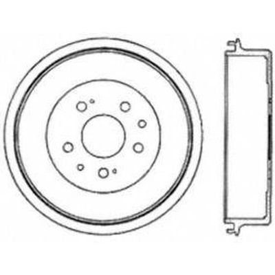 Rear Brake Drum by CENTRIC PARTS - 122.44017 pa1