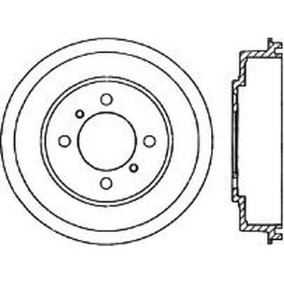 Rear Brake Drum by CENTRIC PARTS - 122.51012 pa2