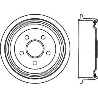 Rear Brake Drum by CENTRIC PARTS - 122.62034 pa2