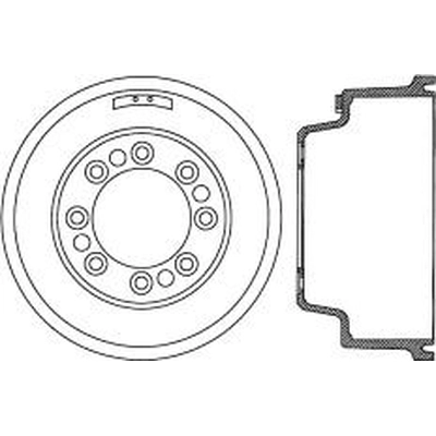 Tambour de frein arri�re by CENTRIC PARTS - 122.65029 pa1