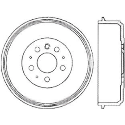 Rear Brake Drum by CENTRIC PARTS - 123.33018 pa2