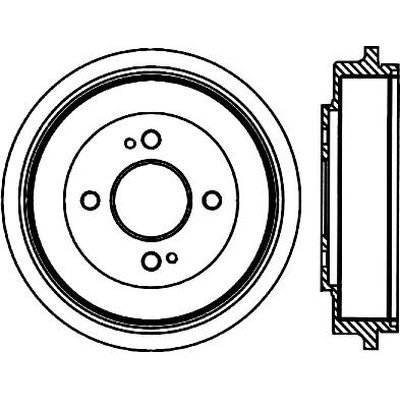 Tambour de frein arri�re by CENTRIC PARTS - 123.40014 pa2