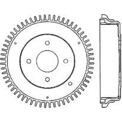 Rear Brake Drum by CENTRIC PARTS - 123.42002 pa1