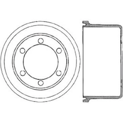 Rear Brake Drum by CENTRIC PARTS - 123.42010 pa4