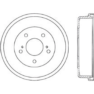 Rear Brake Drum by CENTRIC PARTS - 123.42020 pa1