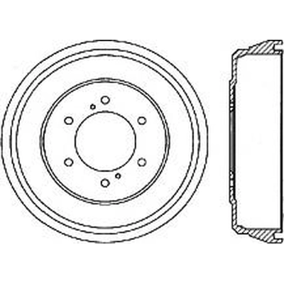 Rear Brake Drum by CENTRIC PARTS - 123.42024 pa2