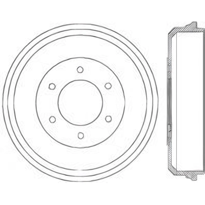 Rear Brake Drum by CENTRIC PARTS - 123.43005 pa2