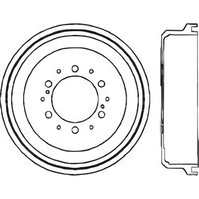 Rear Brake Drum by CENTRIC PARTS - 123.44020 pa2