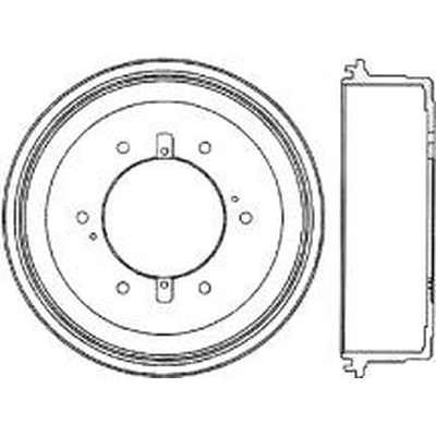 Rear Brake Drum by CENTRIC PARTS - 123.44023 pa2