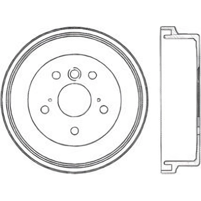 Rear Brake Drum by CENTRIC PARTS - 123.44030 pa2