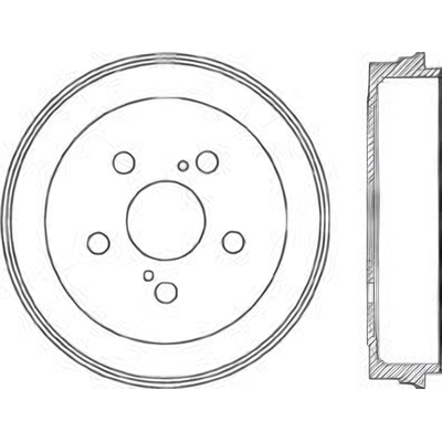 Rear Brake Drum by CENTRIC PARTS - 123.44042 pa1