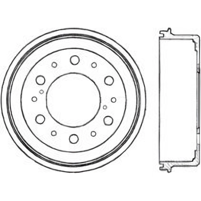 CENTRIC PARTS - 123.44046 - Rear Brake Drum pa1