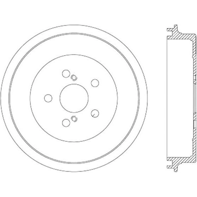 Tambour de frein arri�re by CENTRIC PARTS - 123.44051 pa4