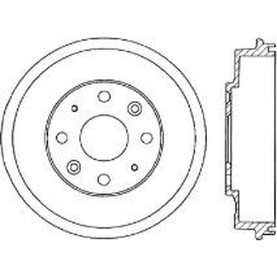 Tambour de frein arri�re by CENTRIC PARTS - 123.45018 pa1