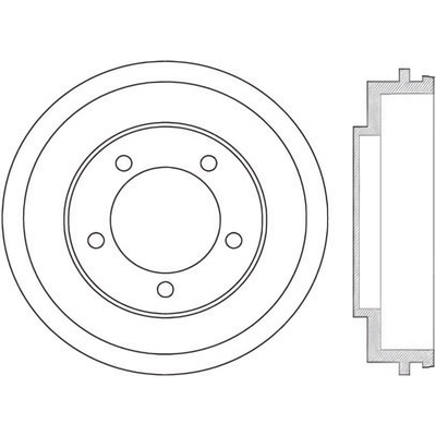 Rear Brake Drum by CENTRIC PARTS - 123.46024 pa2