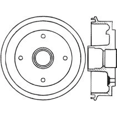 Tambour de frein arri�re by CENTRIC PARTS - 123.48002 pa2