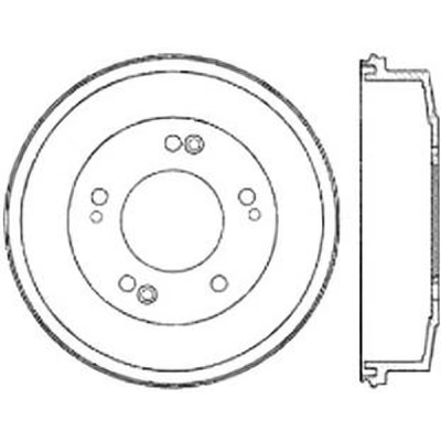 Tambour de frein arri�re by CENTRIC PARTS - 123.50007 pa3