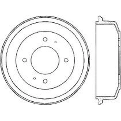 Rear Brake Drum by CENTRIC PARTS - 123.51006 pa2