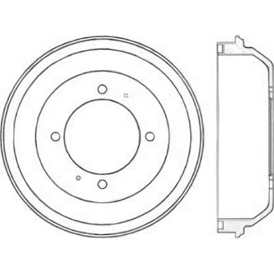 Rear Brake Drum by CENTRIC PARTS - 123.51009 pa2