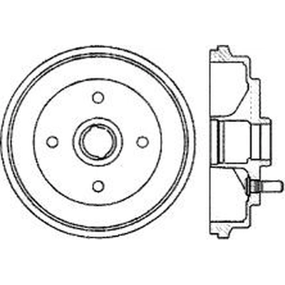 Rear Brake Drum by CENTRIC PARTS - 123.61043 pa2