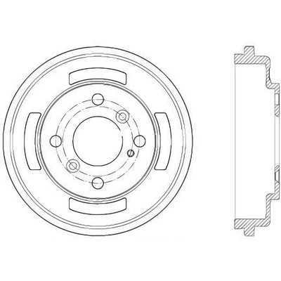 Rear Brake Drum by CENTRIC PARTS - 123.61051 pa1