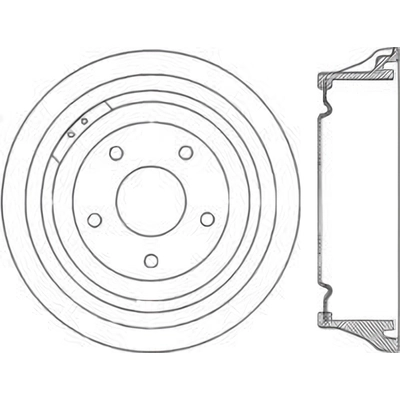 Tambour de frein arri�re by CENTRIC PARTS - 123.62014 pa2