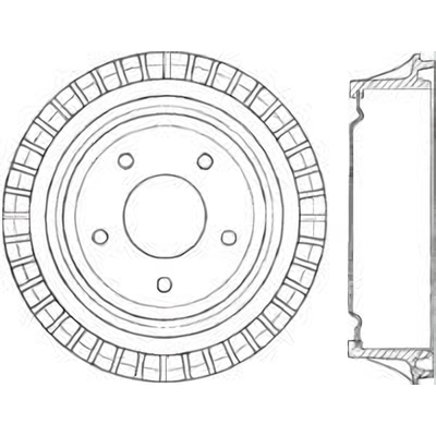 Rear Brake Drum by CENTRIC PARTS - 123.62028 pa2