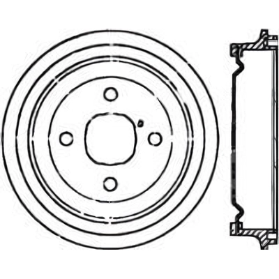 Tambour de frein arri�re by CENTRIC PARTS - 123.62030 pa1