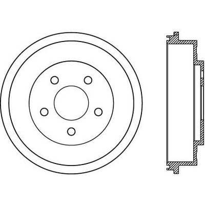 Tambour de frein arri�re by CENTRIC PARTS - 123.62039 pa2