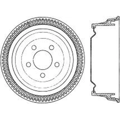 Rear Brake Drum by CENTRIC PARTS - 123.63019 pa2