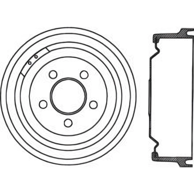 Tambour de frein arri�re by CENTRIC PARTS - 123.63020 pa2