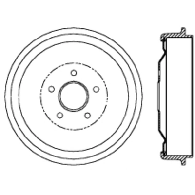 Tambour de frein arri�re by CENTRIC PARTS - 123.63044 pa1