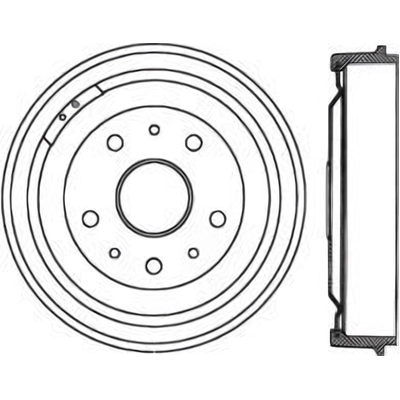 Tambour de frein arri�re by CENTRIC PARTS - 123.65000 pa2