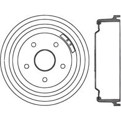 Rear Brake Drum by CENTRIC PARTS - 123.65008 pa2