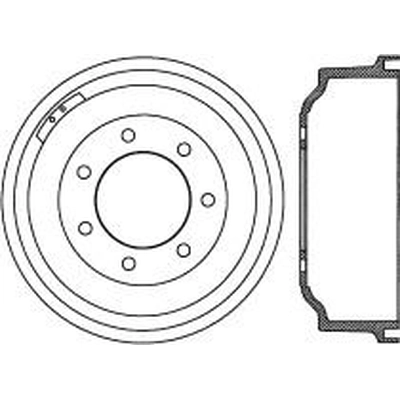 Tambour de frein arri�re by CENTRIC PARTS - 123.65039 pa1