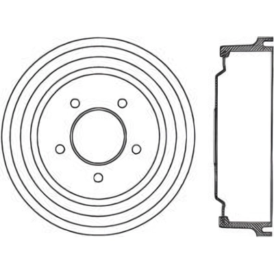 Tambour de frein arri�re by CENTRIC PARTS - 123.65045 pa2