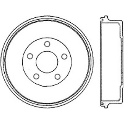 Rear Brake Drum by CENTRIC PARTS - 123.65046 pa2