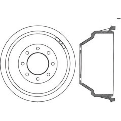 Rear Brake Drum by CENTRIC PARTS - 123.66029 pa2