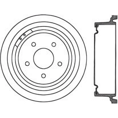 Rear Brake Drum by CENTRIC PARTS - 123.66042 pa2