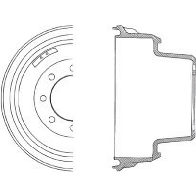 Rear Brake Drum by CENTRIC PARTS - 123.67026 pa2