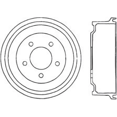 Rear Brake Drum by CENTRIC PARTS - 123.67034 pa2