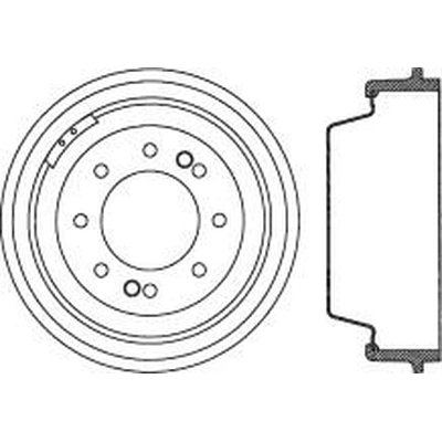 Tambour de frein arri�re by CENTRIC PARTS - 123.68001 pa1