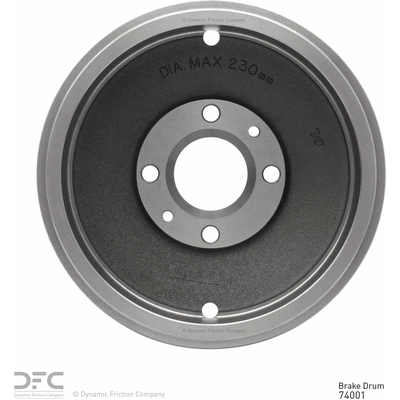 Rear Brake Drum by DYNAMIC FRICTION COMPANY - 365-74001 pa1