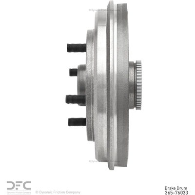 Rear Brake Drum by DYNAMIC FRICTION COMPANY - 365-76033 pa2