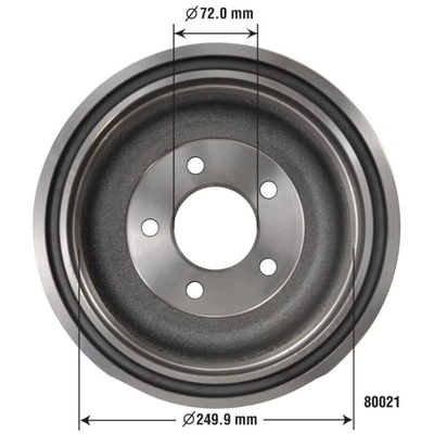 ULTRA - NID50 - Rear Brake Drum pa3