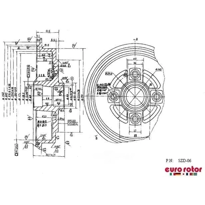 EUROROTORS - SZD06 - Brake Drum pa1