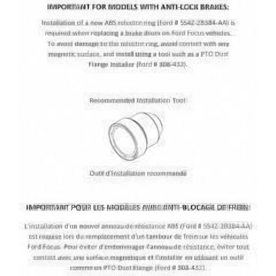 ULTRA - FOD38B - Tambour de frein arri�re pa1