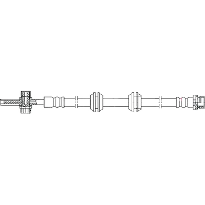 Rear Brake Hose by CENTRIC PARTS - 150.22310 pa1