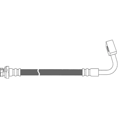 Tuyau de frein arrière par CENTRIC PARTS - 150.67422 pa1